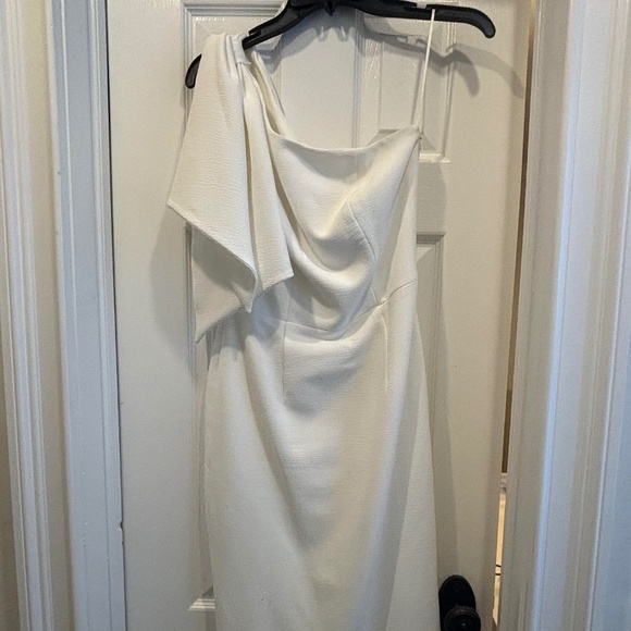 Dress The Population Tiffany One Shoulder Midi Dress - Picture 4 of 7